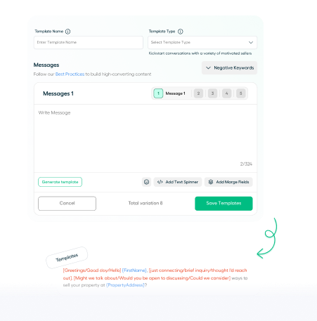 High-Impact Templates Feature